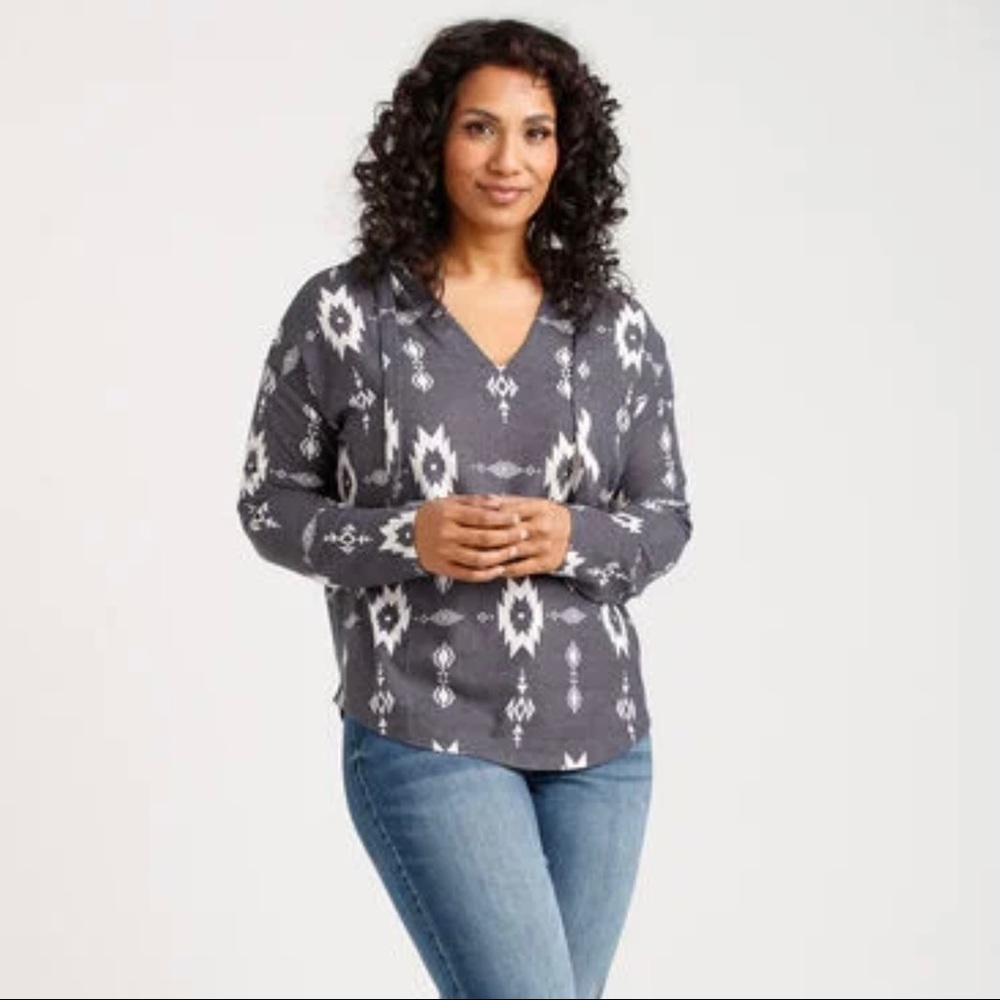 BNWT Geo Print Hoodie